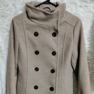 H&M Women's Light Brown Pea Coat Size 8
